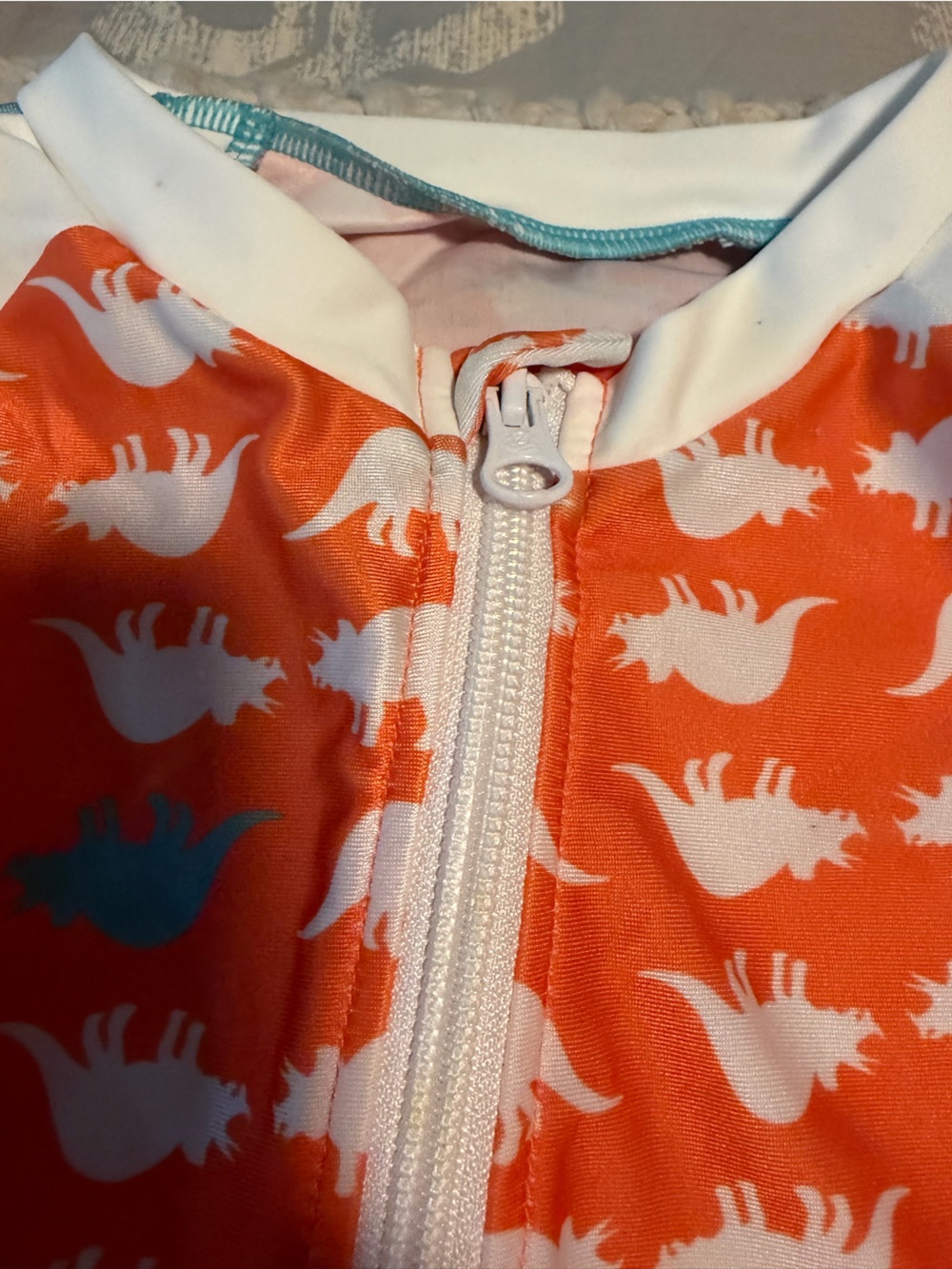 Set - 3T/4T toddler boy swimsuits / sunsuits - one-piece full-body rash guards - Picture 9 of 14